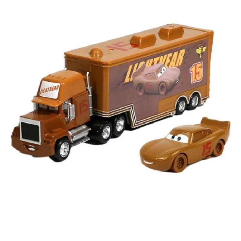 Disney Pixar Carros Kit Relâmpago McQueen 15 + Mack 15 - Carrinhos